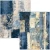 Zestaw papierów Mixed Media Book A4 Urban Blue Denim 50 arkuszy MA002 Ciao Bella