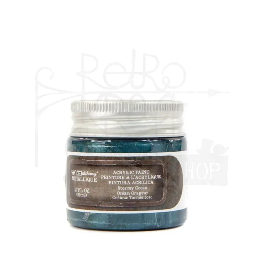 Farba akrylowa Art Alchemy Metallique Stormy Ocean 967819 Prima