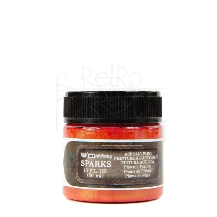 Farba metaliczna Finnabair Art Alchemy Sparks Phoenix Feather 50ml 967727 Prima