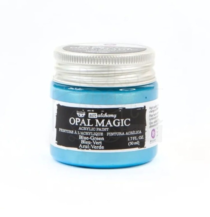 Farba akrylowa Finnabair Art Alchemy Opal Magic Blue-Green 50ml 966119 Prima