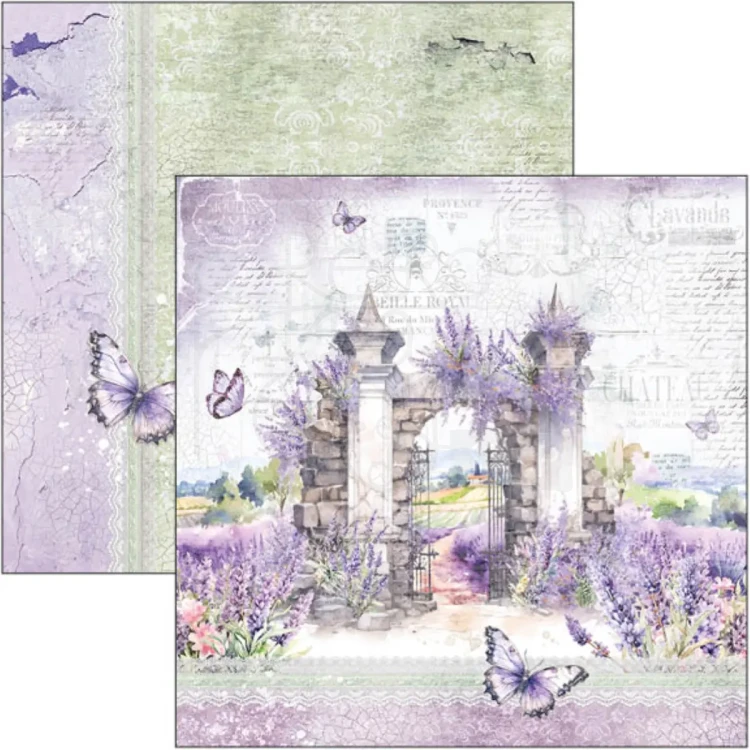Zestaw papierów do scrapbookingu 30x30 Morning in Provence 12 szt CBPM074 Ciao Bella