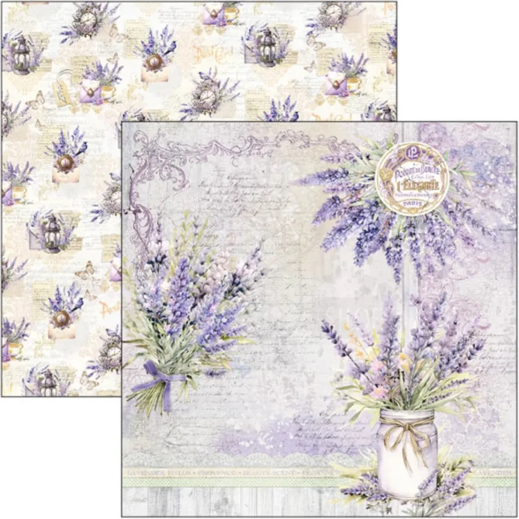 Zestaw papierów do scrapbookingu 30x30 Morning in Provence 12 szt CBPM074 Ciao Bella