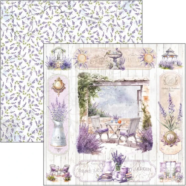 Zestaw papierów do scrapbookingu 30x30 Morning in Provence 12 szt CBPM074 Ciao Bella