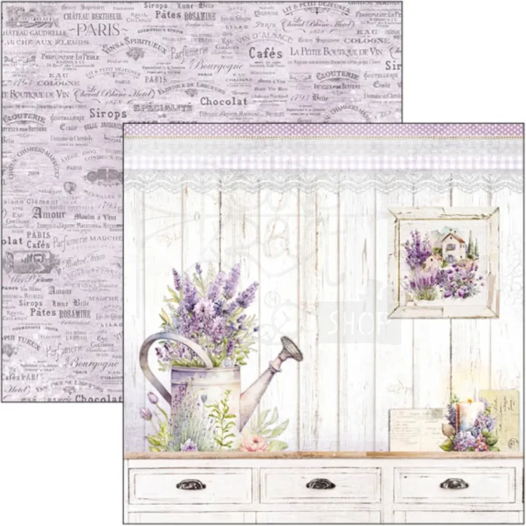 Zestaw papierów do scrapbookingu 30x30 Morning in Provence 12 szt CBPM074 Ciao Bella