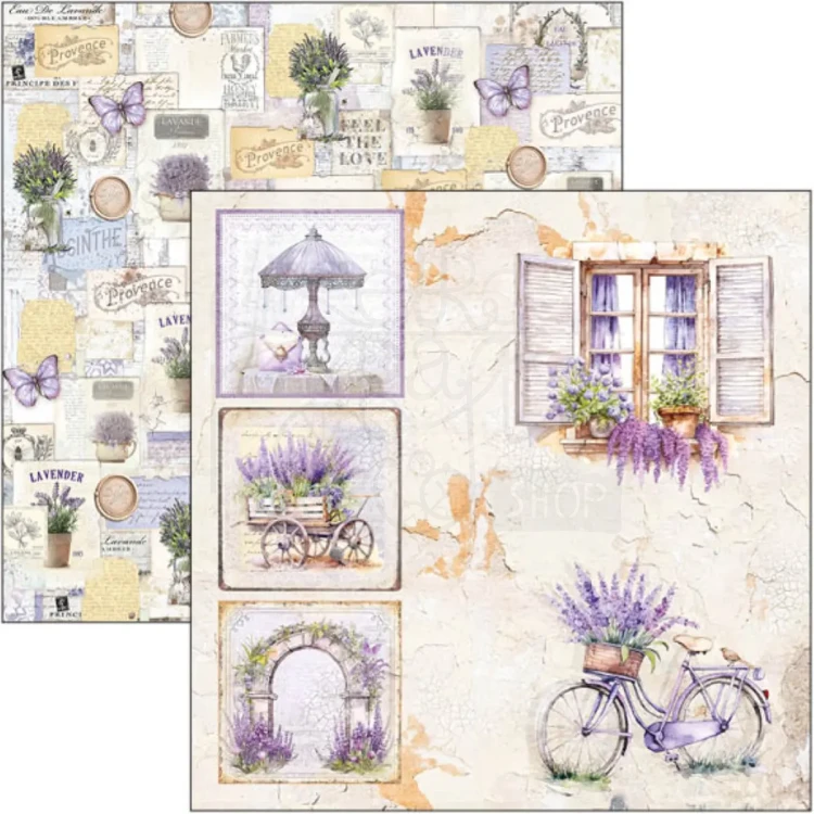 Zestaw papierów do scrapbookingu 30x30 Morning in Provence 12 szt CBPM074 Ciao Bella