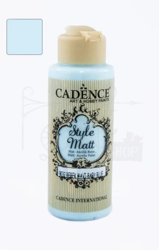 Farba akrylowa matowa Style Matt dziecięcy niebieski 120ml S9032 Cadence
