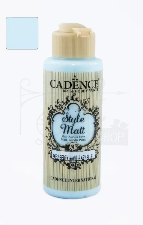 Farba akrylowa matowa Style Matt dziecięcy niebieski 120ml S9032 Cadence