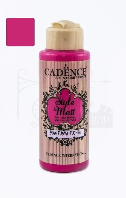 Farba akrylowa matowa Style Matt fuksja 120ml S9064 Cadence