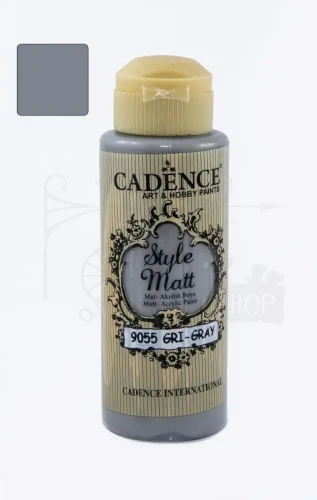 Farba akrylowa matowa Style Matt szary 120ml S9055 Cadence