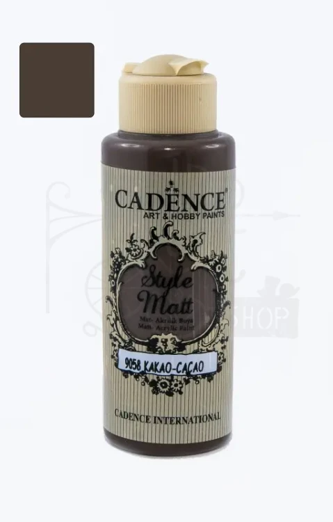 Farba akrylowa matowa Style Matt kakao 120ml S9058 Cadence