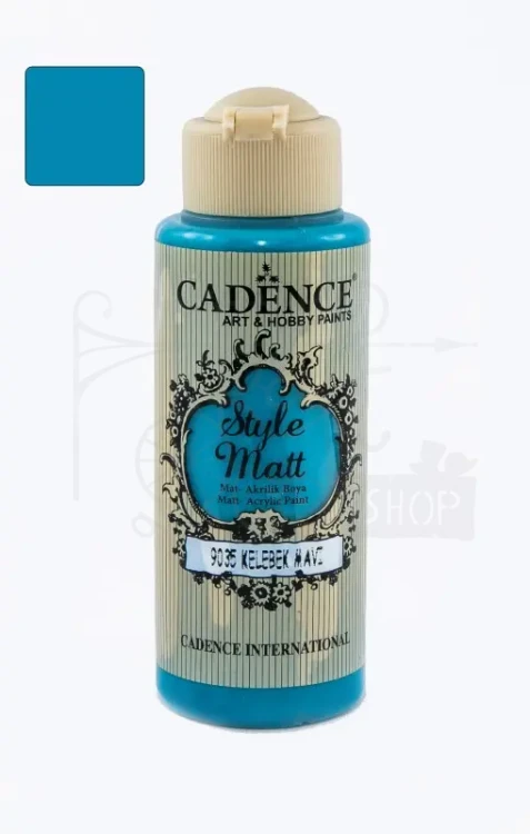 Farba akrylowa matowa Style Matt niebieski motyl 120ml S9035 Cadence