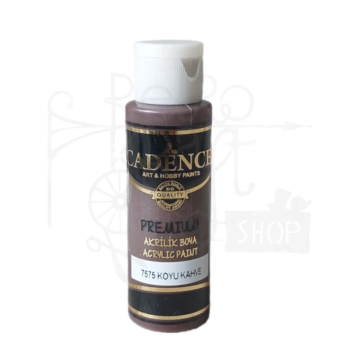 Farba akrylowa Premium Ciemny brąz 70ml P70-7575 Cadence