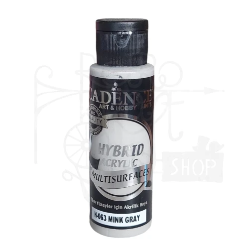 Farba akrylowa hybrydowa Norkowa szarość 70ml H63-70ML Cadence