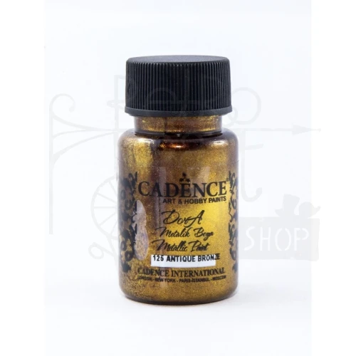 Farba dekoracyjna Dora Metalik Antyczny brąz 50ml DM125 Cadence
