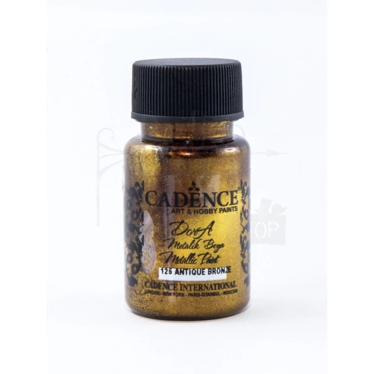 Farba dekoracyjna Dora Metalik Antyczny brąz 50ml DM125 Cadence