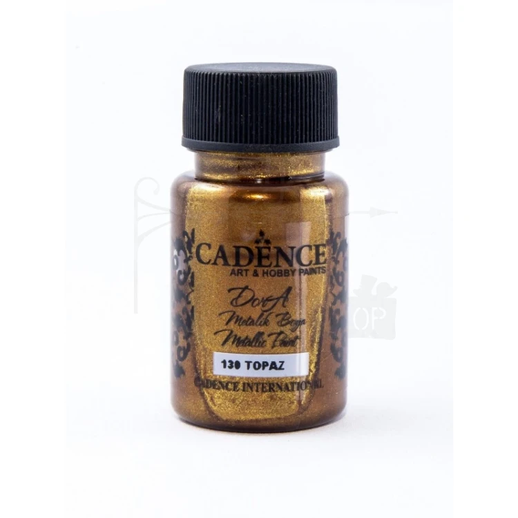 Farba dekoracyjna Dora Metalik Topaz 50ml DM130 Cadence