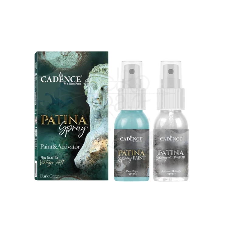 Zestaw nr 2 do patynowania ciemna zieleń 50+50ml Cadence
