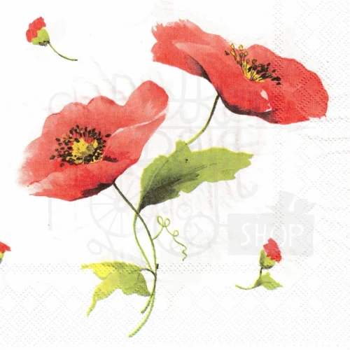 Serwetka 33x33 - Maki