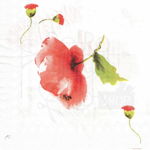 Serwetka 33x33 - Maki