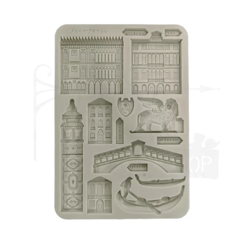 Foremka silikonowa A5 Venice City of Art - Monumenty KACMA581 Stamperia