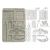 Foremka silikonowa A5 Venice City of Art - Monumenty KACMA581 Stamperia