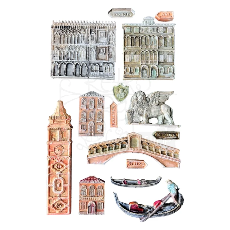 Foremka silikonowa A5 Venice City of Art - Monumenty KACMA581 Stamperia