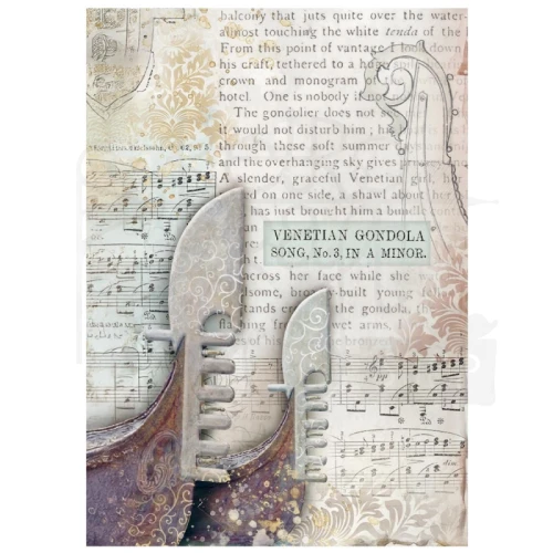 Papier ryżowy A6 Venice City of Art - DFSAK6042 Stamperia