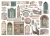 Ozdoby kształty tekturowe Die Cuts Venice City of Art - DFLDC117 Stamperia