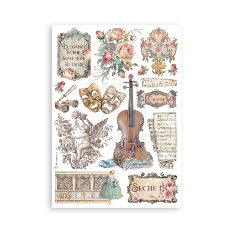 Papier washi A5 Venice City of Art - SBW21 Stamperia