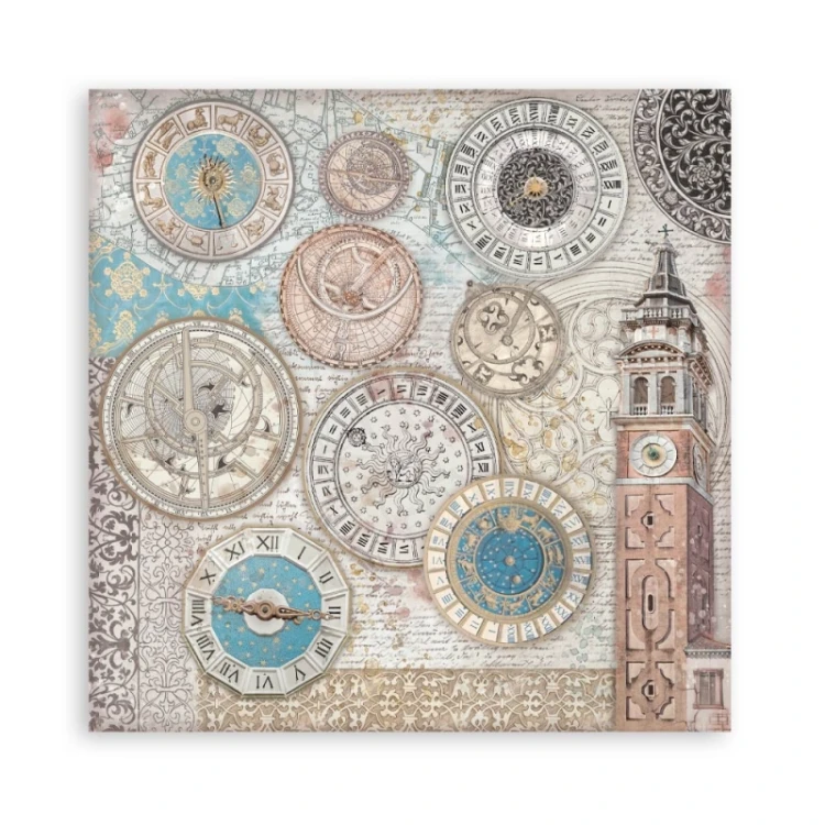 Zestaw papierów jednostronnych do scrapbookingu 20x20 Venice City of Art - SBBSXB14 Stamperia