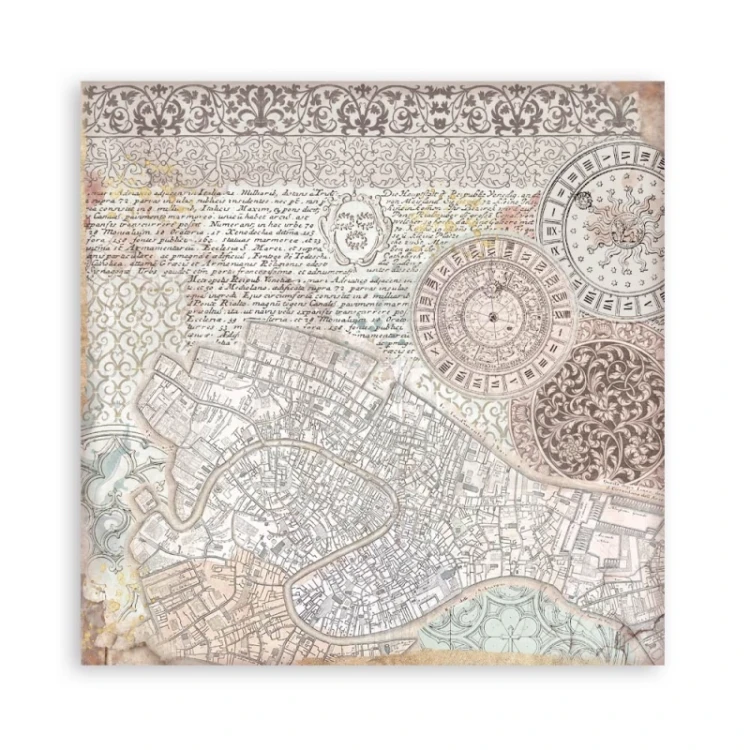 Zestaw papierów jednostronnych do scrapbookingu 20x20 Venice City of Art - SBBSXB14 Stamperia