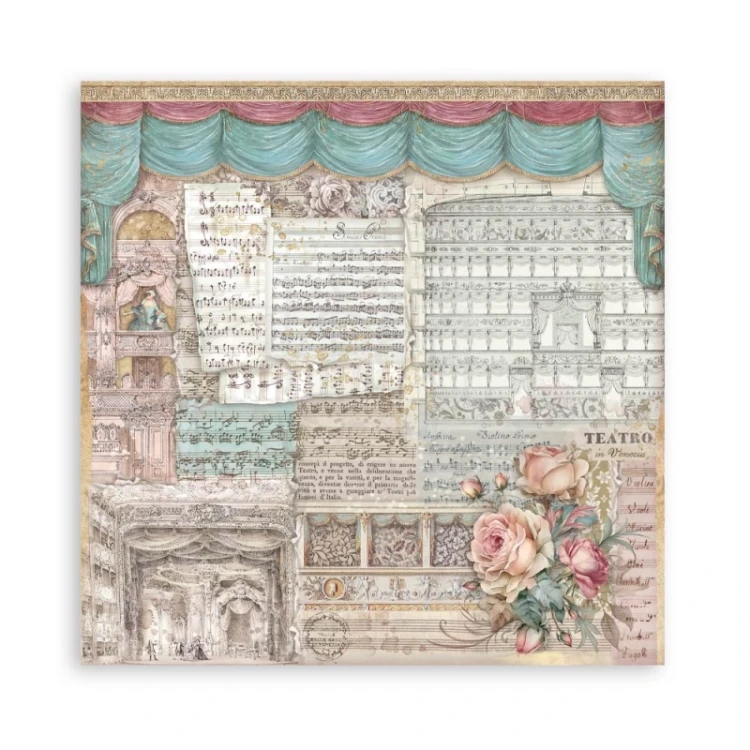 Zestaw papierów jednostronnych do scrapbookingu 20x20 Venice City of Art - SBBSXB14 Stamperia