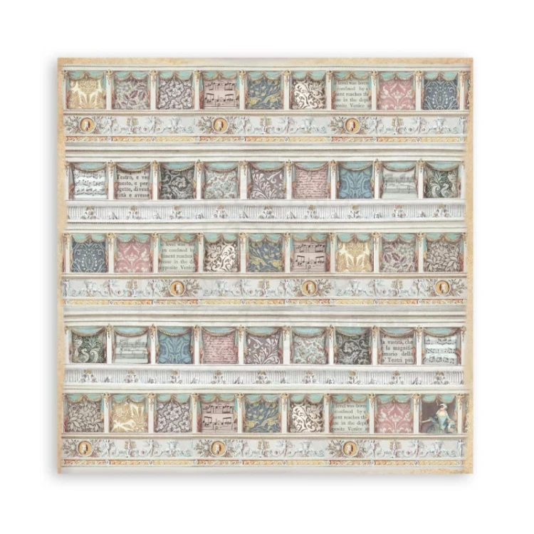 Zestaw papierów jednostronnych do scrapbookingu 20x20 Venice City of Art - SBBSXB14 Stamperia