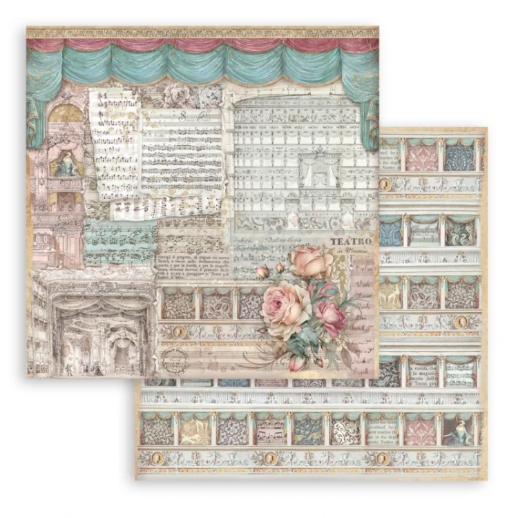 Zestaw papierów do scrapbookingu 20x20 Venice City of Art - SBBS128 Stamperia