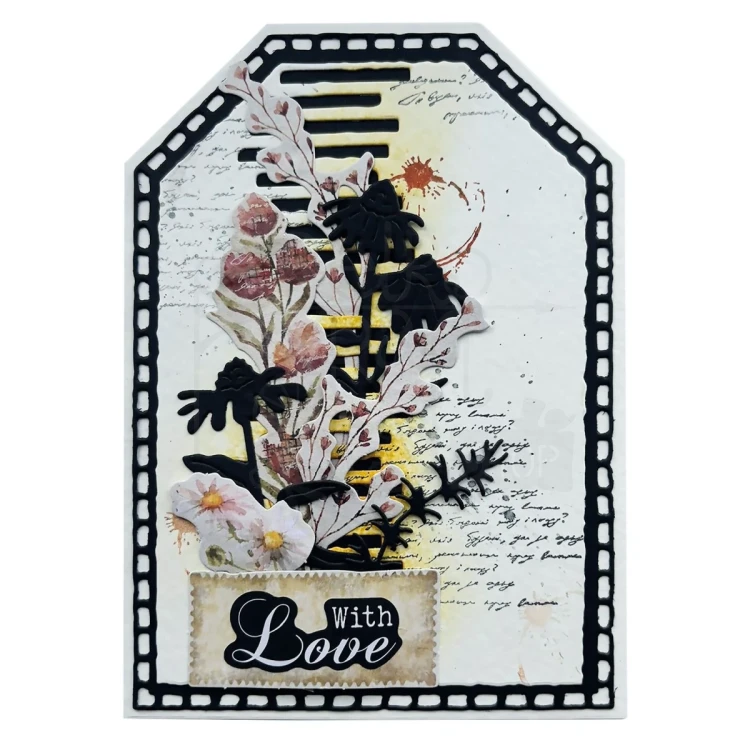 Wykrojnik Sweet Bee Memories Grunge Bits HE-SB-CD959 Studio Light