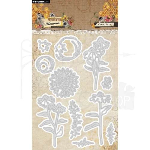Wykrojnik Sweet Bee Memories Kwiatowe elementy HE-SB-CD960 Studio Light