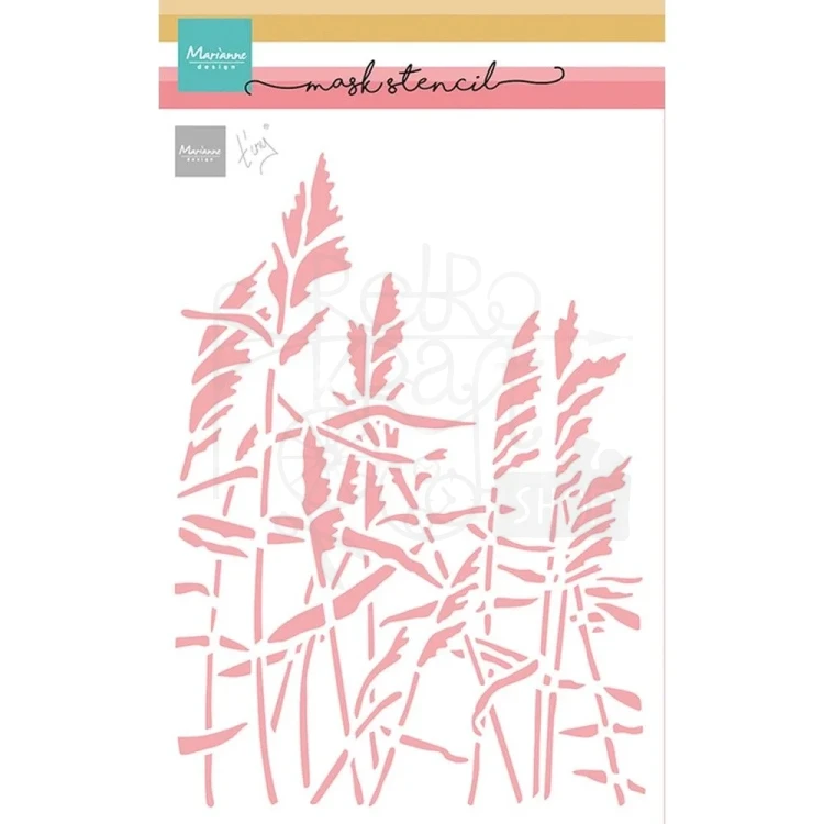 Szablon maska A5 Tiny's Pampas Trawa PS8183 Marianne Design