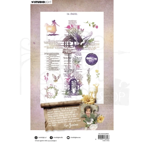 Stempel akrylowy Growing &amp; Blooming In Faith JMA-GB-STAMP835 Studio Light