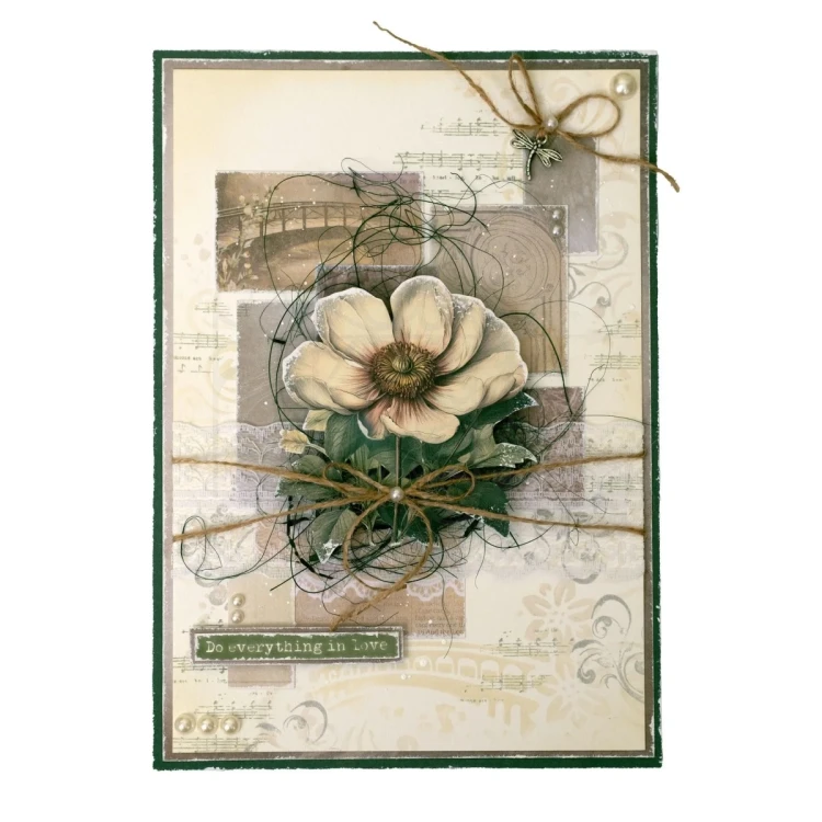 Stempel akrylowy Growing &amp; Blooming Hopeful Swirls JMA-GB-STAMP836 Studio Light