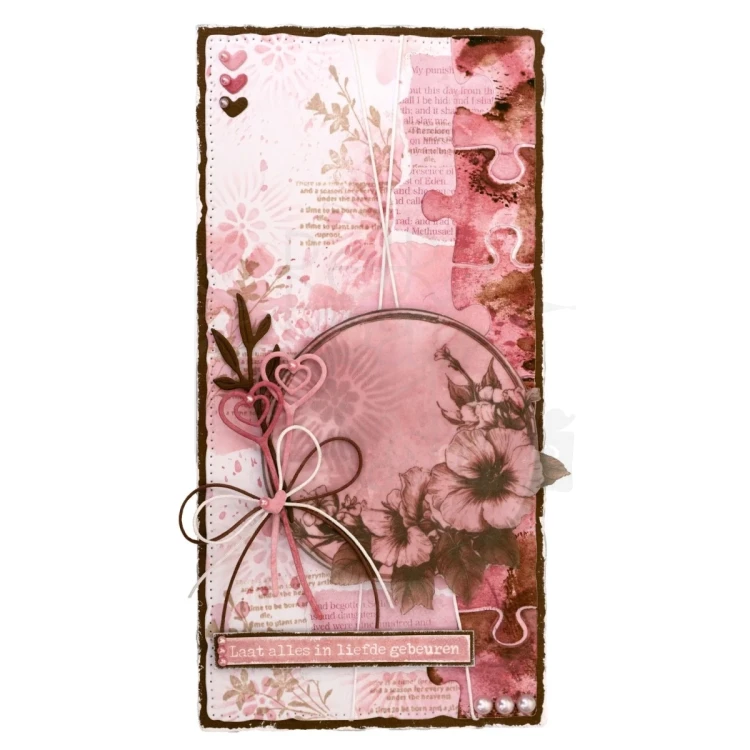Stempel akrylowy Growing &amp; Blooming Hopeful Swirls JMA-GB-STAMP836 Studio Light