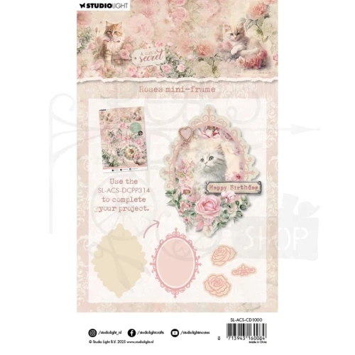 Wykrojnik A Cat's Secret Roses mini - frame SL-ACS-CD1000 Studio Light