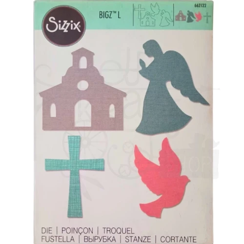 662122 1.webpWykrojnik Bigz L Church Die Set 4 elementy 662122 Sizzix