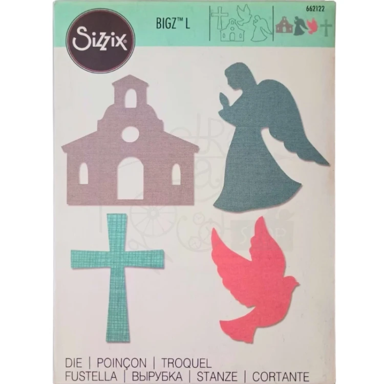 662122 1.webpWykrojnik Bigz L Church Die Set 4 elementy 662122 Sizzix
