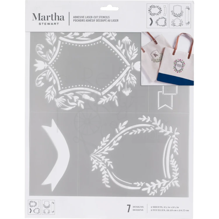 Szablon samoprzylepny Herby ramki i banery 3028-5676 Martha Stewart