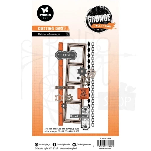Wykrojnik Grunge Collection Extra Elements SL-GR-CD998 StudioLight