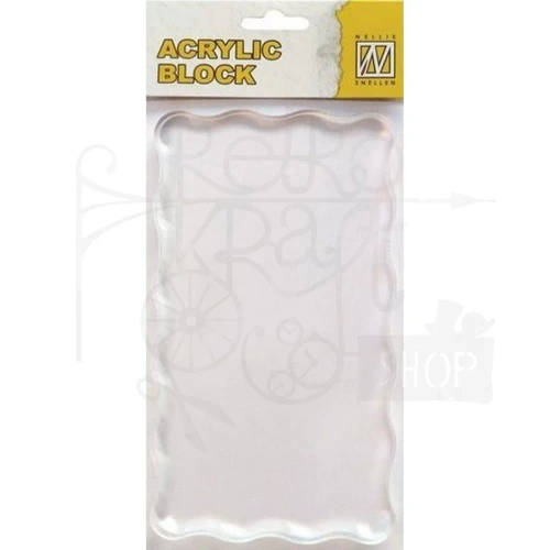 Bloczek akrylowy do stempli 160x90x8mm AB008 Nellie's Choice