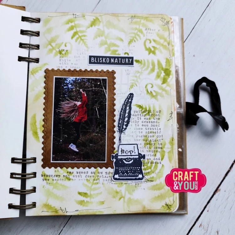 Szablon maska A6 Paprotki SC009 Craft&amp;You Design