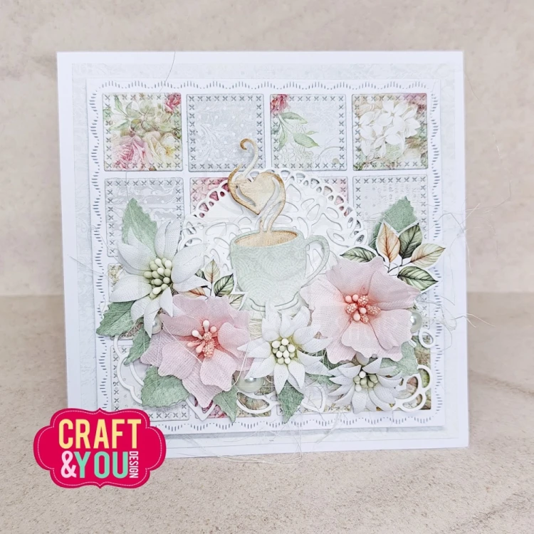 Wykrojnik Kwadraty dekoracyjne ściegi CW355 Craft&amp;You Design