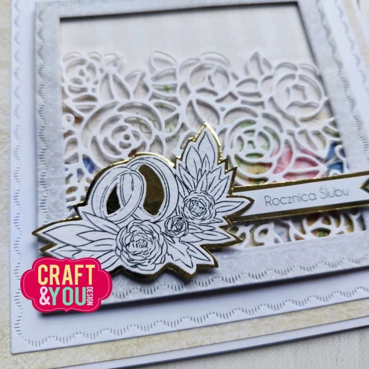 Wykrojnik Tło kwiatowe CW351 Craft&amp;You Design