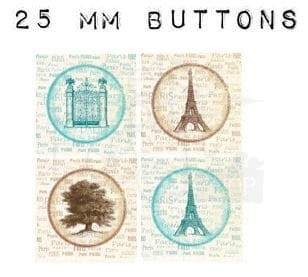 Paris Paris Badziki butony UHK Gallery